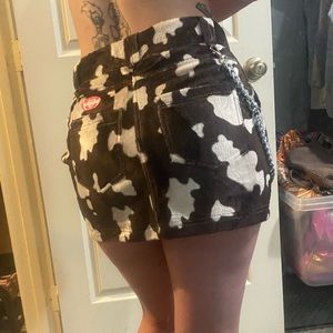 Omighty Moo Moo Mini Skirt Brown